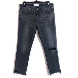 Current/Elliot High Waist Denim Ankle Skinny Jeans